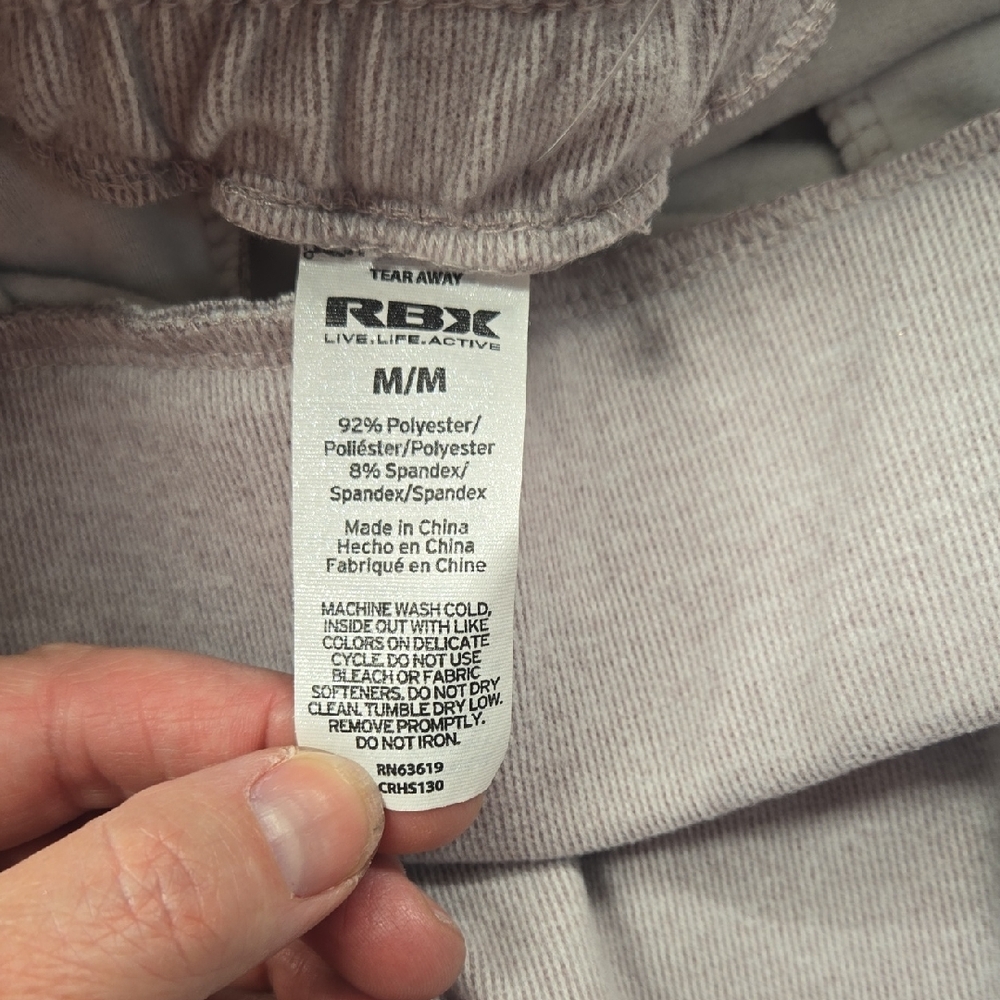 RBX Super Soft And Cozy Heather Gray Lounge Set - Picture 6 of 11